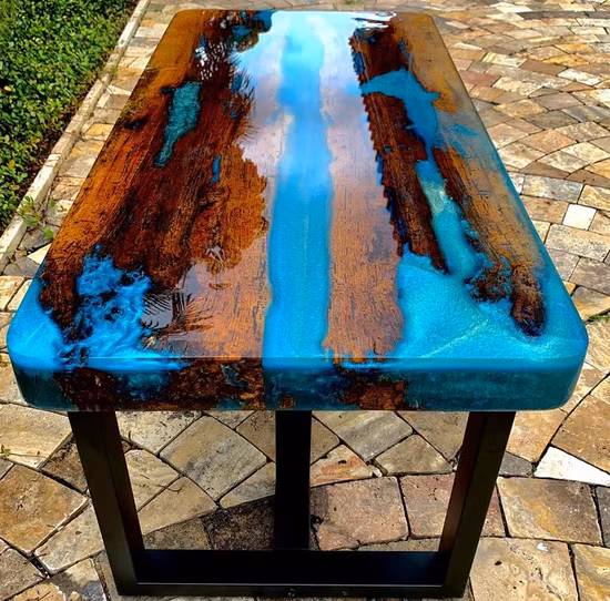 Resina epoxi de vertido profundo, cristalina, no tóxica, para fabricación de joyas, revestimiento River